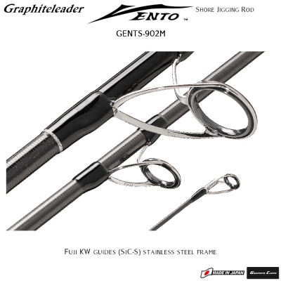 Graphiteleader Vento GENTS-902M | Fuji KW guides (SiC-S) stainless steel frame