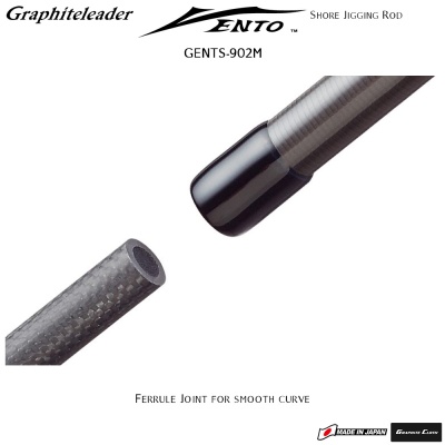 Graphiteleader Vento GENTS-902M | Ferrule Joint for smooth curve