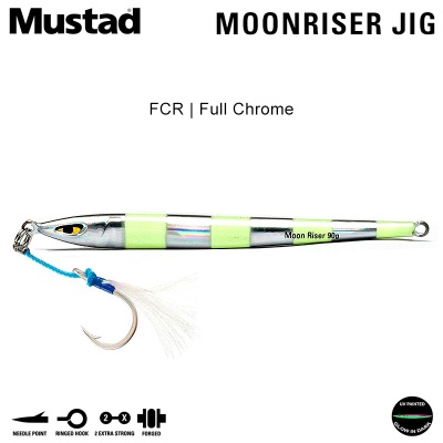 Mustad Moonriser Vertical Jig | FCR Full Chrome