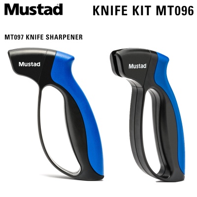 Комплект ножове с точило Mustad Knife Kit MT096 | Точило MT097
