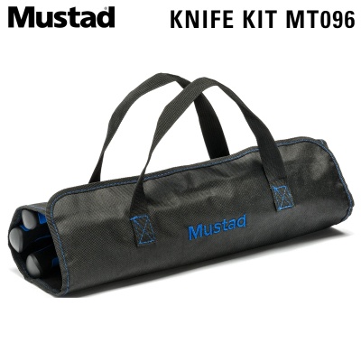 Комплект ножове с точило Mustad Knife Kit MT096 | Чанта