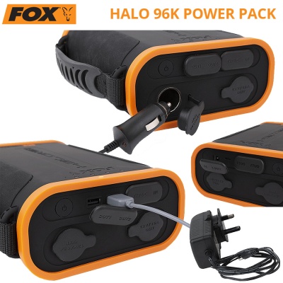 Външна батерия Fox Halo Power 96K CEI178 | Изходи и зарядно
