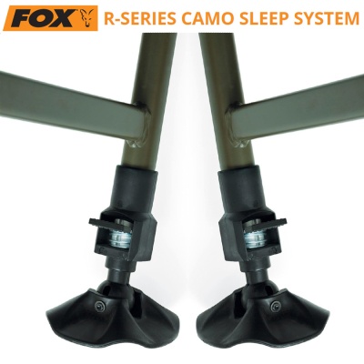 Fox R Series Camo Sleep System | CBC100 | Legs with large swivelling mud feet