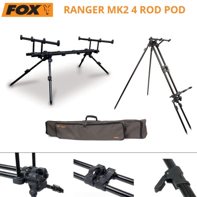Fox Ranger Mk2 Pod 4 Rod | CRP031 | Шаранджийска стойка за 4 въдици