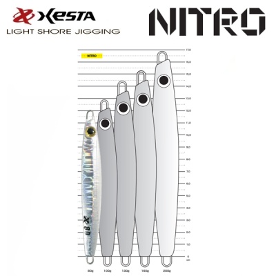 Xesta Nitro Jig | Size Chart
