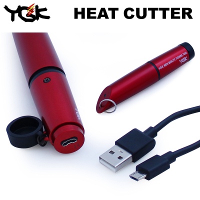 YGK Heat Cutter Електронна резачка за влакно | USB порт и зарядно