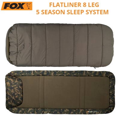 Fox Flatliner 8 Leg 5 Season Sleep System | CBC093 | Отгоре