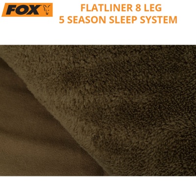 Fox Flatliner 8 Leg 5 Season Sleep System | CBC093 | Micro fleece base layer | Sherpa fleece top layer