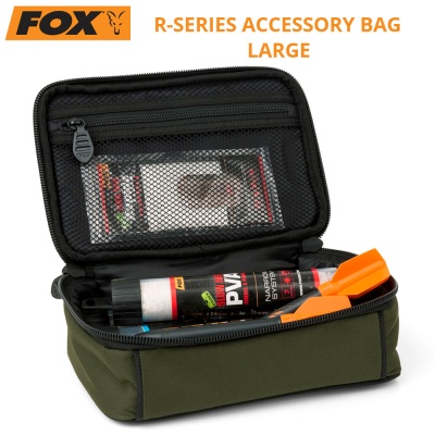 Fox R-Series Accessory Bag Large | CLU379 | Вътрешен мрежест джоб с цип
