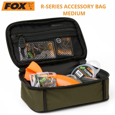 Fox R-Series Accessory Bag Medium| CLU378 | Вътрешен мрежест джоб с цип