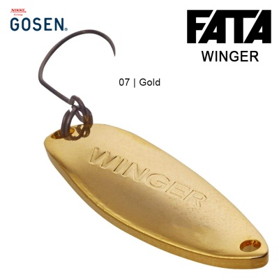 Trout Fishing Spoon Gosen FATA Winger | 07 Gold