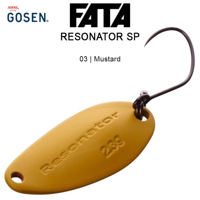 Микро клатушка за пъстърва Gosen FATA Resonator SP | 03 Mustard