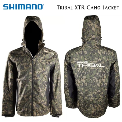 Водоустойчиво яке Shimano Tribal XTR Camo Jacket | SHJACK18XTR
