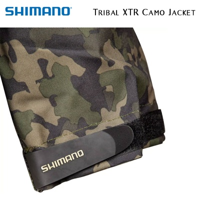 Shimano Tribal XTR Camo Jacket | SHJACK18XTR | Close up