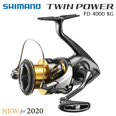 Shimano Twin Power 2020 | FD 4000 XG | TP4000XGFD | Спининг макара