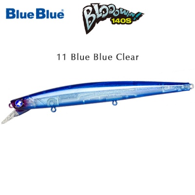Синий Синий Blooowin 140S | Поверхностный воблер