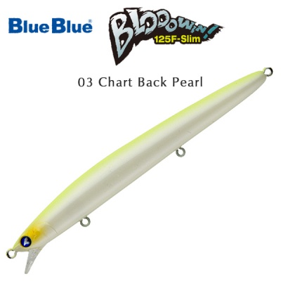 Blue Blue Blooowin 125F Slim | 03 Chartreuse Back Pearl