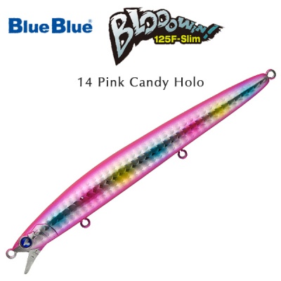 Blue Blue Blooowin 125F Slim | 14 Pink Candy Holographic