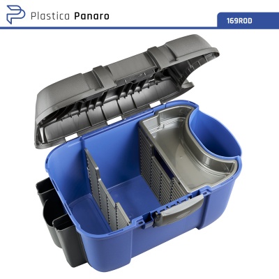 Fishing box Plastica Panaro 169 ROD | Internal dividers and removable low tray