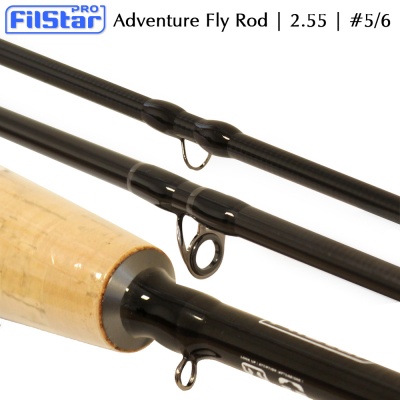 Fly Fishing Rod FilStar Adventure Fly 2.55m #5/6 | Guides