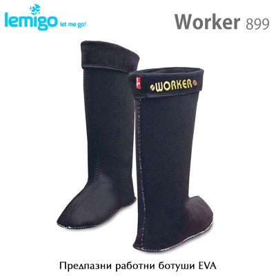 Lemigo Worker 899 Black | EVA Safety Boots | Thermo lining