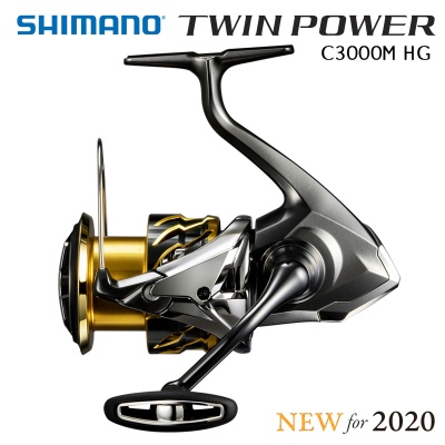Макара Shimano Twin Power 2020 C3000M HG | Shimano 20 Twin Power C3000MHG