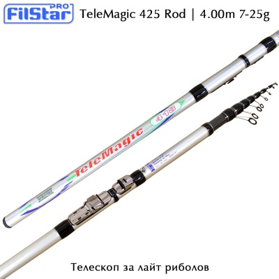 Light Fishing Telescopic Rod Filstar TeleMagic 425 | 4.00m 7-25g