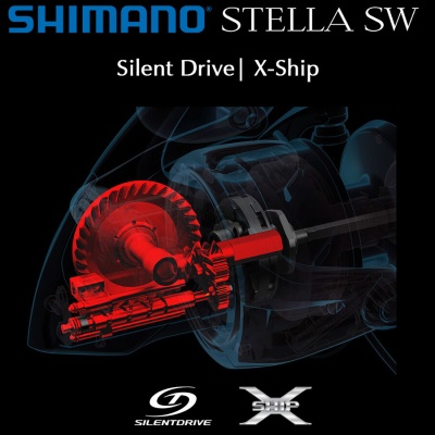 Shimano 20 Stella Silent Drive X-Ship