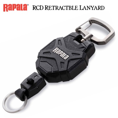 Йо-йо с клипс Rapala RCD Retractable Lanyard 92cm | RCDRL5BK