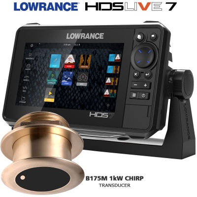Lowrance HDS 7 LIVE with Airmar B175M transducer