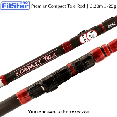 Telescopic rod Filstar Premier Compact Tele | 3.30m 5-25g