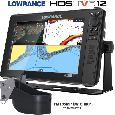 Lowrance HDS 12 LIVE with Airmar TM185M transducer