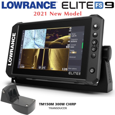 Lowrance Elite FS 9 with Airmar TM150M transducer