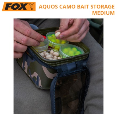 Чанта за стръв Fox Aquos Camolite Bait Storage | Medium | CEV013