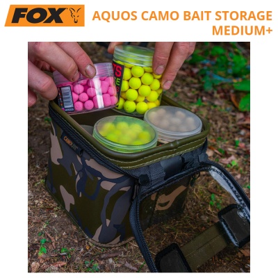 Чанта за стръв Fox Aquos Camolite Bait Storage | Medium+ | CEV014