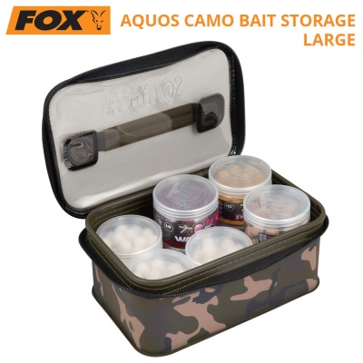 Чанта за стръв Fox Aquos Camolite Bait Storage | Large | CEV015