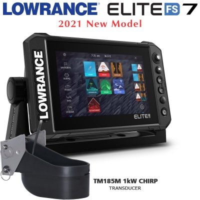 Lowrance Elite FS 7 with Airmar TM185M transducer