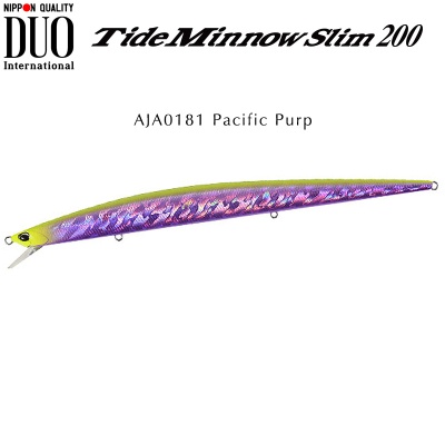 DUO Tide Minnow Slim 200 | AJA0181 Pacific Purp