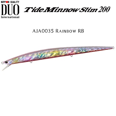 DUO Tide Minnow Slim 200 | AJA0035 Rainbow RB