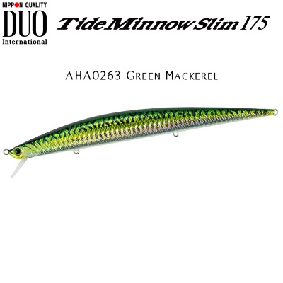 DUO Tide Minnow Slim 175 | AHA0263 Green Mackerel HD