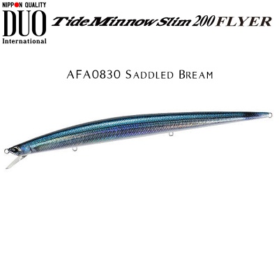 DUO Tide Minnow Slim 200 FLYER | AFA0830 Saddled Bream ND