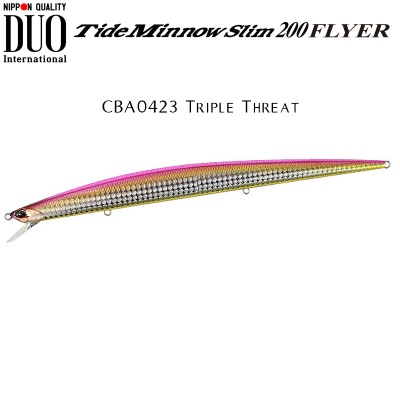 DUO Tide Minnow Slim 200 FLYER | CBA0423 Triple Threat