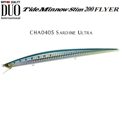 DUO Tide Minnow Slim 200 FLYER | CHA0405 Sardine Ultra