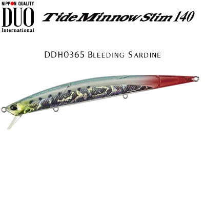 DUO Tide Minnow Slim 140 | DDH0365 Bleeding Sardine