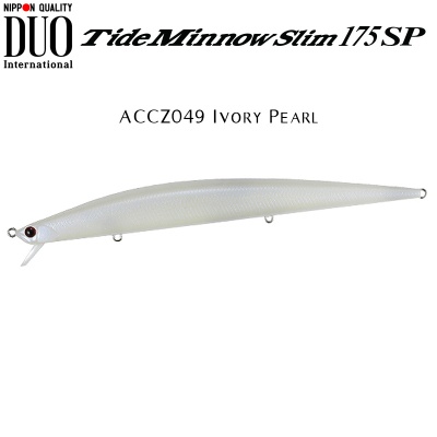 DUO Tide Minnow Slim 175SP | ACCZ049 Ivory Pearl
