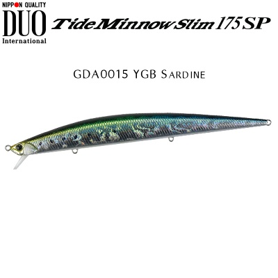DUO Tide Minnow Slim 175SP | GDA0015 YGB Sardine
