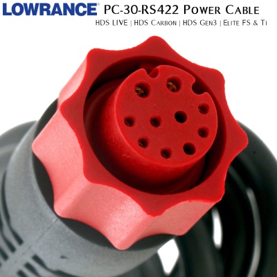 Захранващ кабел за сонари Lowrance HDS и Elite | Букса