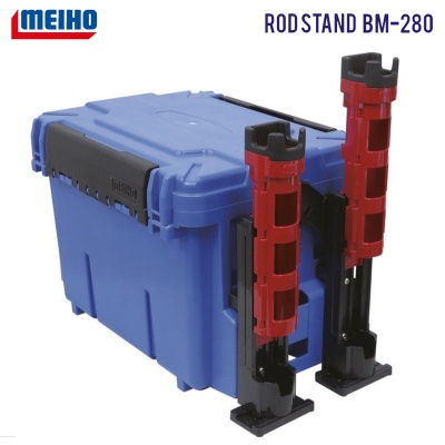 MEIHO Подставка для удочек BM-280 Красный | подставка для удилища