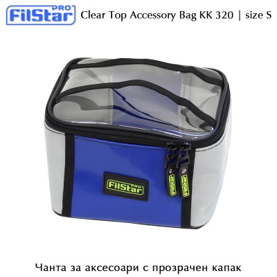 Clear Top Fishing Accessory Bag Filstar KK 320 | size S