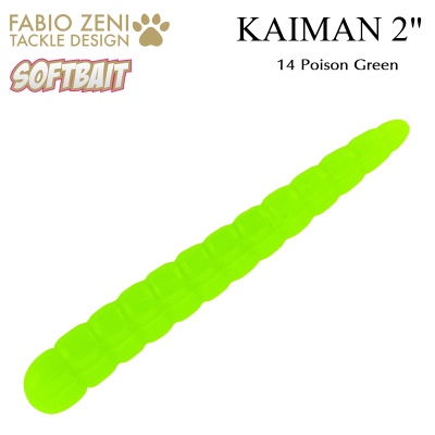 Softbait Fabio Zeni Kaiman 14 Poison Green
